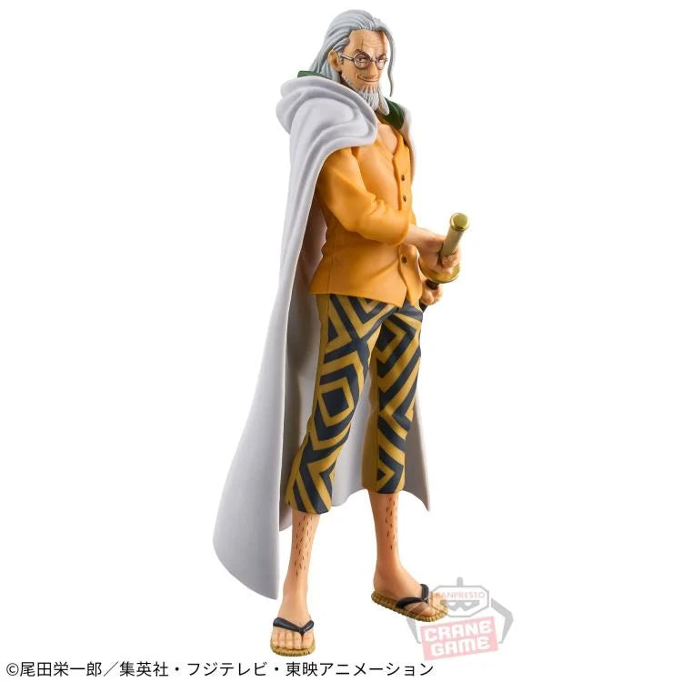 BANPRESTO FIGURE ONE PIECE SILVERS RAYLEIGH "THE GRANDLINE SERIES DXF" 17CM