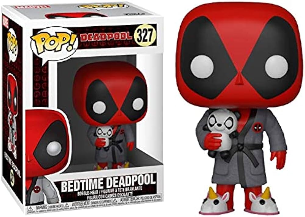 FUNKO POP MARVEL DEADPOOL BED TIME BOBBLEHEAD 327