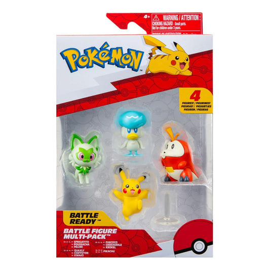 POKEMON BATTLE PACK PALDEA STARTERS+PICKACHU 7CM