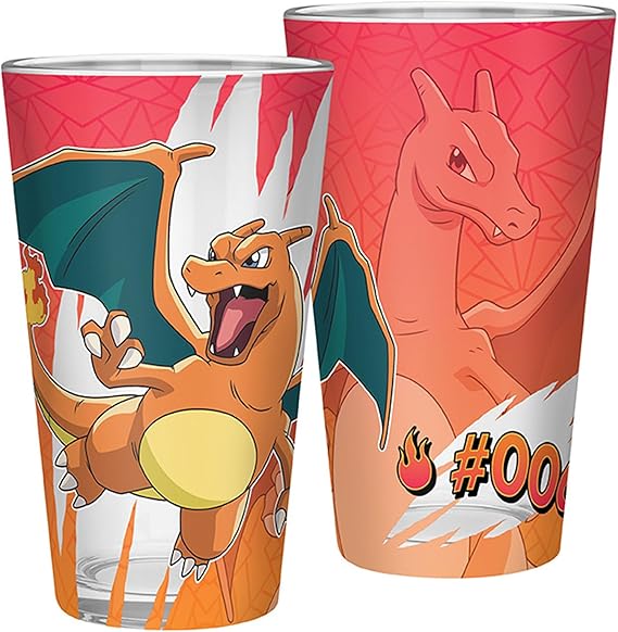 BICCHIERE (GLASS) POKèMON CHARIZARD ABY STYLE 400ML