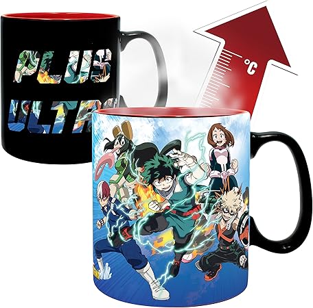 TAZZA (MUG) MAGIC HEAT CHANGE MY HERO ACADEMIA ABY STYLE 460ML