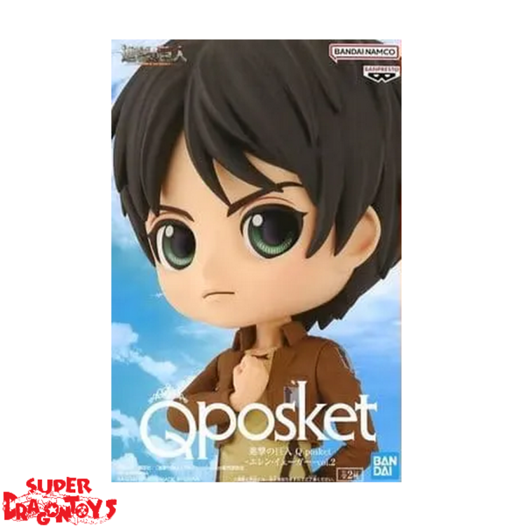 BANPRESTO Q POSKET ATTACK ON TITAN EREN JAEGER 15CM