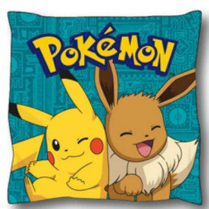 NINTENDO POKèMON CUSCINO PIKACHU AND EEVEE 40CM