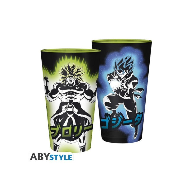 BICCHIERE (GLASS) DRAGON BALL BROLY VS GOGETA ABY STYLE 400ML