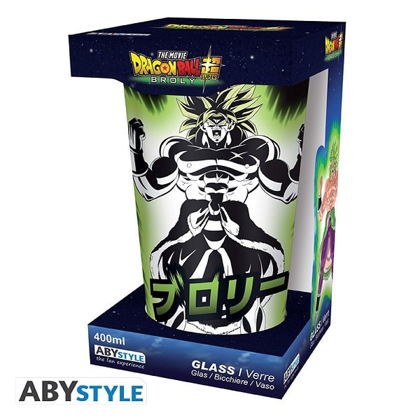 BICCHIERE (GLASS) DRAGON BALL BROLY VS GOGETA ABY STYLE 400ML