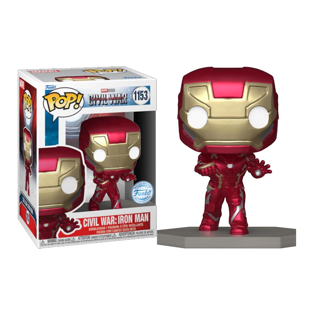 FUNKO POP MARVEL IRON MAN "CIVIL WAR" BOBBLEHEAD 1153