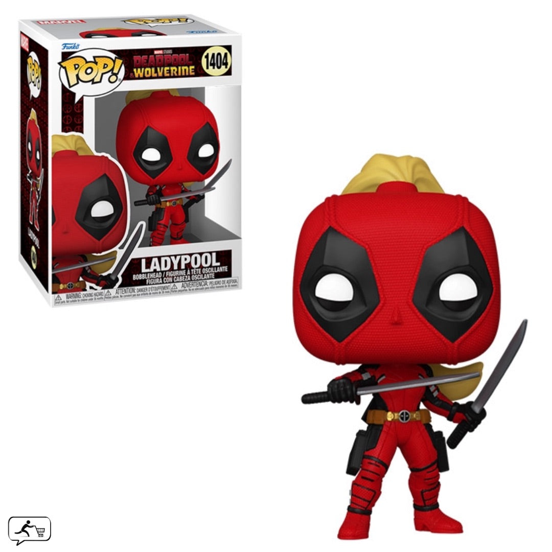 FUNKO POP MARVEL DEADPOOL&WOLVERINE LADYPOOL BOBBLEHEAD 1404