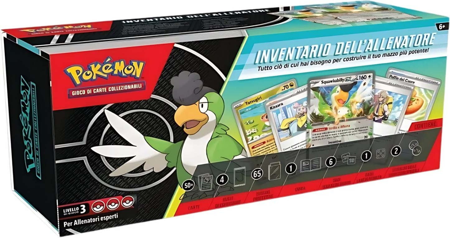 POKèMON TRADING CARDS TIN INVENTARIO ALLENATORE 2024