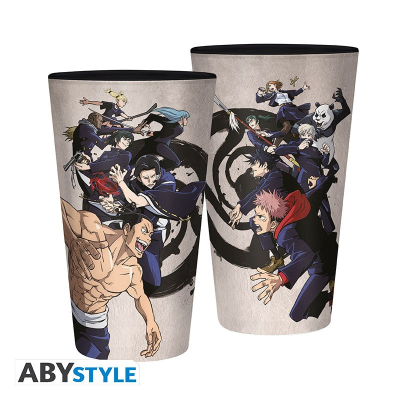 BICCHIERE (GLASS) JUJUTSU KAISEN TOKYO VS KYOTO ABY STYLE 400ML