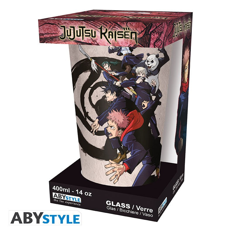 BICCHIERE (GLASS) JUJUTSU KAISEN TOKYO VS KYOTO ABY STYLE 400ML